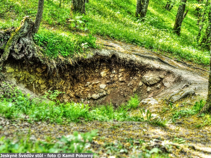 Jeskyně Švédův stůl - foto Kamil Pokorný