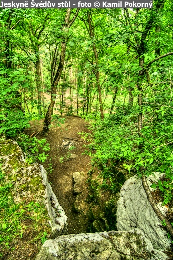 Jeskyně Švédův stůl - foto Kamil Pokorný